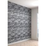 3 Boyutlu En X Boy Taş Duvar Desenli Silinebilir Tekstil Duvar Kağıdı, 470 x 260