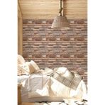3 Boyutlu En X Boy Tuğla Duvar Desenli Silinebilir Tekstil Duvar Kağıdı, 150 x 100