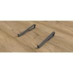 3 Boyutlu Hepsi - Gri Notebook Laptop Standı - Model No : 1 - Laptop Notebook Yükseltici - Gri Renkli - Taşınabilir & Basit & Ergonomik - Plastik Pla Malzemeli