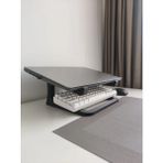 3 Boyutlu Hepsi - Notebook Laptop Standı - Model No : 2 - Laptop Notebook Yükseltici - Siyah Renkli - Taşınabilir & Basit & Ergonomik