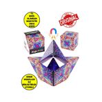 3 Boyutlu Stress Giderici Manyetik Geometrik Mozaikli Mıknatıslı Akıl Zeka Rübik Küp - Renkli