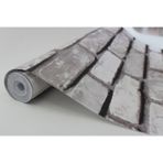 3 Boyutlu Taş Desenli Duvar Kağıdı (448509143)