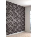 3 Boyutlu Taş Duvar Desenli Silinebilir Tekstil Duvar Kağıdı, 400 x 270