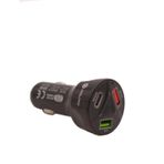 3 Çıkışlı, 2 Usb,1 Pd Hızlı Çakmaklık Şarj Seti, 55W, Type-C, Siyah