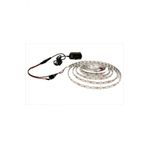 3 Cipli Beyaz Serit Led 4 Metre 12V Adaptor Kuruluma Hazir Anahtarli Set