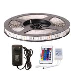 3 Çipli RGB Şerit Led Tak Çalıştır Set Ürün (5 Metre)
