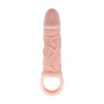 3 cm Dolgu Uzatmalı Titreşimli Penis Kılıfı Prezervatif Vibratör - B1190