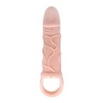 3 cm Dolgulu Penis Kılıfı Uzatmalı Prezervatif Dildo - B1188