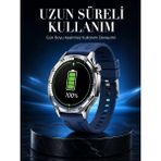 3 Değiştirilebilir Kordonlu Suya Dayanıklı Bluetooth Akıllı Saat Midastech - Çok Renkli - Standart