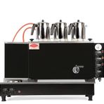 3 Demlikli Siyah Tüplü Tam Otomatik Çay Ocağı Kazanı Semaver Çay Makinesi (DOĞALGAZ+ ELK)