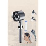 3 Fonksiyonlu Masajlı Duş Başlığı ? Kireç Filtreli Start- Stop Tuşlu Banyo Duş Başlık