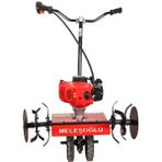3 Hp Meleşoğlu Mini Çapa Makinası Tekerlekler Dahil