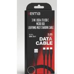 3 İn 1 Çoklu Şarj Ve Data Kablosu Lightning / Type-c / Micro Usb