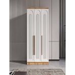 3 Kapaklı Beyaz Gardırop Komple Mdf Genç Ve Yatak Odası