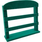 3 Kat Küpe Standı, Yeşil, Şık ve Kullanışlı Takı Organizer - Ahşap