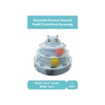 3 Katlı Kedi Oyuncağı Tower Of Tracks Dayanıklı Kaymaz Kauçuk Pedli - Mavi