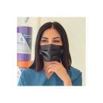 3 Katlı Lastikli Burun Telli Maske