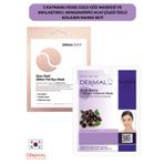 3 Katmanlı Rose Gold Göz Maskesi Ve Sıkılaştırıcı, Nemlendirici Acai Çileği Özlü Kolajen Maske Seti