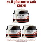 3 Kavanoz Herden Çörekotu Yağı Kremi 3 x 100 Mg Kantaron,keten Tohumu,kudretnarı,aynısefa Yağı ve Gliserin Içeren Krem - 3 Kavanoz 3 x 100 mg