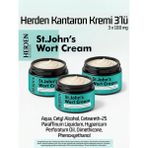 3 Kavanoz Herden Kantaron Kremi 3 x 100 Mg
