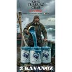 3 Kavanoz Yengeç Turkuaz 3 X 240 Gr Anzeli Naturel Çakşır Otu Bitkisel Besin Ballı Polenli Mavi Yaban Mersinli Multivitamin
