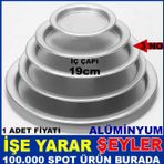 3 KİŞİLİK 19cm ALÜMİNYUM TABAK KÜNEFE TEPSİSİ
