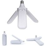 3 Kollu Pervane Modeli Beyaz LED Lamba Ampul 24W - E27 (5486) - 1 - 10 W - Altın