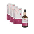 3 Kutu Balen Gül Suyu 100 ml. Saf Gül Suyu Pure Rose Water Gül Suyu Tonik Sprey Uçlu