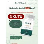 3 Kutu Glp -1 (Good Laboratory Practice) Tarçın,yeşil Çay ve Yaban Mersini Ekstratı Içeren Detox Için Yardımcı Takviye Edici Gıda Kapsülü 1 - 3'LÜ