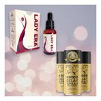 3 Kutu Orjinal Deadly Shark 48000 Gecıkme Erkek Sprey +Lady Era 30 ml Bayan Uyarıcı Destekleyici Damla