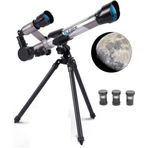 3 Lensli 40x Yakınlaştırma Astronomin Monoküler Eğitici Teleskop Gece Görüş Ay Doğa Gözlem+Tripod