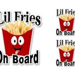 3 Lil Fries On Board Çıkartma Seti Çocuklar İçin Araç Güvenliği Sevimli Küçük Patates Kızartması Tasarım Çocuklar Bebek Gemide Dikkat Uyarı İşareti Çıkartma Çıkartmaları (3 Lil Fries Çıkartma Seti)