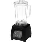 3 Litre Dijital Bar Blender, Şeffaf Kapak, Sensörsüz, Siyah - Ahşap