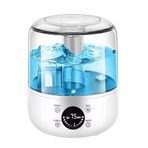 3 Litre Hava Nemlendirici Ultrasonik Buhar Makinesi Humudifier/Aromaterapi Cihazı Diffüzör