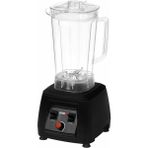 3 Litre Manuel Bar Blender, Şeffaf Kapak, Sensörsüz, Siyah, Güçlü ve Kullanışlı - Ahşap