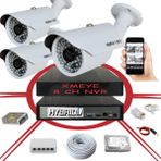 3' lü 5 MP 1940P Sensör 6 Megapiksel Sony Lens Metal Kasa IP Güvenlik Kamerası Seti_BS 748IP