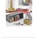 3 Lü Baharatlık Set Duvar Askılı -L677 - 1