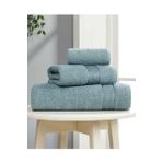 3 lü Banyo Havlusu Seti Pamuklu Ritim Mint