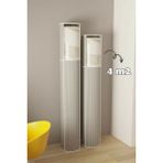 3 Lü Hava Geçiren Özellikli Pvc Pencereli Halı Kılıfı Hurcu (4 M2) - Ahşap Rengi