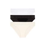 3 lü Paket Şahin Bayan Dantelli Likralı Bikini Külot 30623