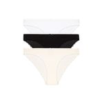 3 lü Paket Şahin Bayan Kenar Dantelli Likralı Bikini Külot 30622
