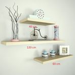 3 LÜ RAF SET ( 120 - 60 - 40 ) BAMBU ( MAT )