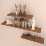 3 LÜ RAF SET ( 90 - 50 - 40 ) BAMBU ( PARLAK )