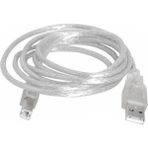 3 Metre 2.0V Şeffaf USB Yazıcı Kablosu ( Lisinya ) Alithestereo - Renkli