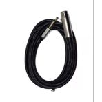 3 Metre 6.35 Mm To Xlr Erkek Ses Kablosu - Çivi Jak To Xlr Konnektör Mikser Ve Amfi Kablosu