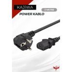 3 Metre C13 Power Kablo - Bilgisayar Kasa Monitör Pc Güç Kablosu 3*1mm 10A-16A 250V 500W 3mt