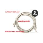 3 Metre Cat5 Internet Kablosu