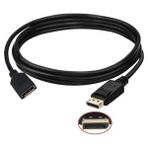 3 Metre Displayport Uzatma Kablosu 3 Metre Dişi Erkek Displayport Uzatma Kablosu