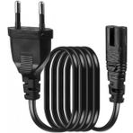 3 Metre Teyp Işıldak Fişi C7 Power Güç Kablosu 3M 2X0.75 Enerji Kablosu 2 Pinli Power Cord