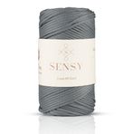 3 Mm - 250 gr Polyester Makrome Ipi 120 M Polyester Makrome Ip Supla Ip Ve Çanta Ipliği (Gri)